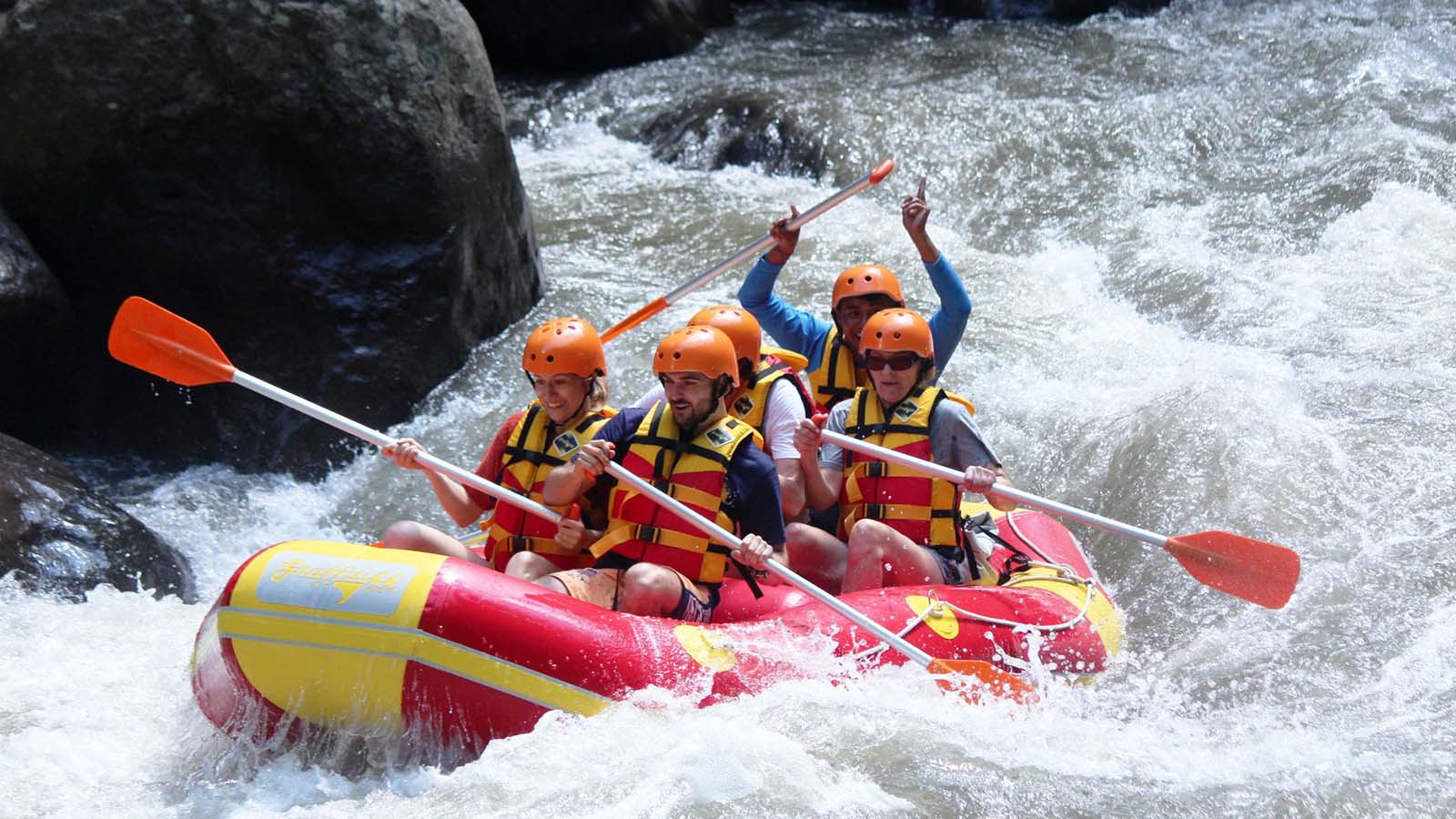 White Water Rafting, Elephant Sanctuary and Jungle Swing Tour