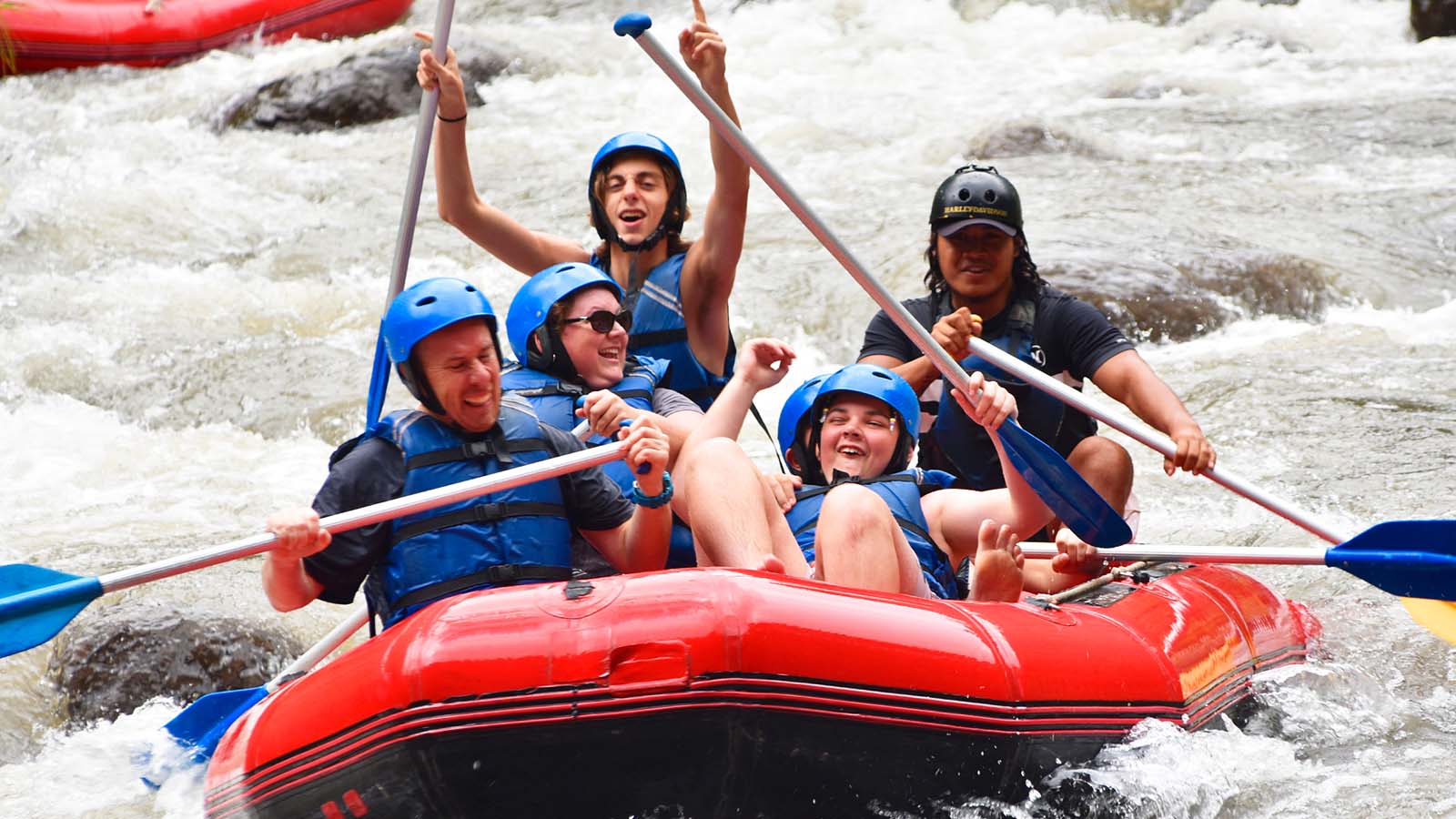 Ubud White Water Rafting, Rice Terrace and Jungle Swing
